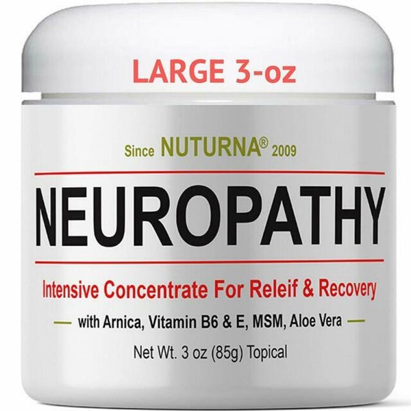 Neuropathy Nerve Pain Relief Cream Large, 3 Oz for sale online eBay