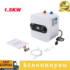 1.5KW Electric Mini-Tank Water Heater for RV Trailer Kitchen Under Sink Counter