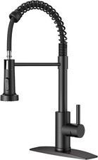 FORIOUS Kitchen Faucet with Pull Down Sprayer, Commercial Spring Sink Out Sin...