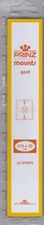 Prinz Black Stamp Mount Strips 215x30 mm US 19th Century New Pack Of 22 Scott