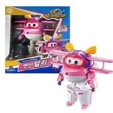 Super Wings Transforming Alli Transformer Robot / Figure Car Toy Gift