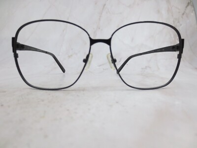 Vintage Umbro Hulme Eyeglasses Frame Women Matte Black Square Full Rim 59-14-130