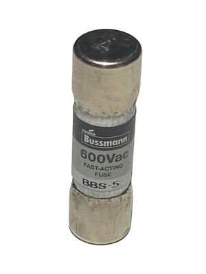 10PC Bussmann BBS-5 BBS5 ( 5 Amp ) 5A 600Vac Fuses Fast-acting - Foto 10