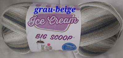 300g Knäuel *grau-beige*                  80% Acryl + 20% Wolle
