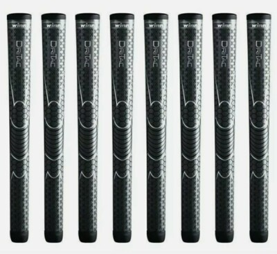 #ad 8 Winn Dri Tac DriTac 7Dt Dg Soft Dark Gray Oversize Jumbo 1 8quot; Golf Grip $79.20