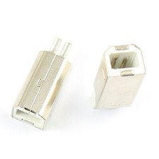 5Pcs USB 2.0 Type B 4 Pin Male Solder Plug Connector Socket For Printer Port