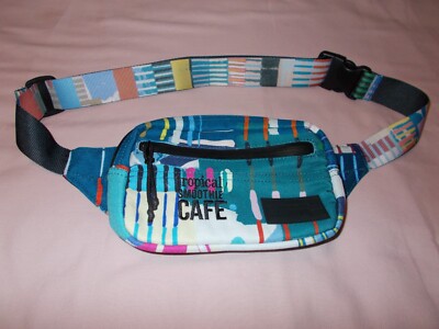Tropical Smoothie Cafe Fanny Waist Pack Bag Pouch Multi Colored Adjustable Strap