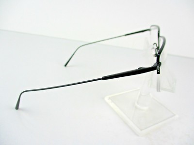 Flexon Jones 412 Gunmetal Authentic Frames Eyeglasses 57-18 FLEXON Jones (412) Navy 57 x 18 140 mm MEMORY METAL Eyeglass  main image 2