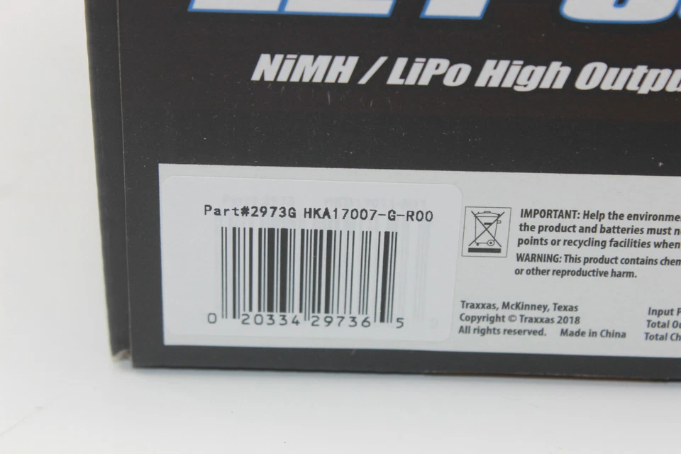 Traxxas 2973 G Dual EZ-Peak Live 200 Watt NiMH/Lipo Fast Charger NEW in OVP - Image 2 of 3