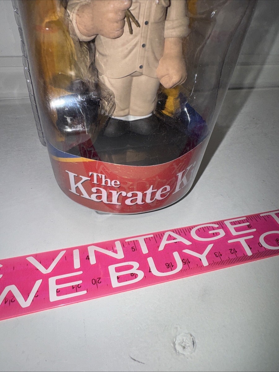 NECA Body Knockers Karate Kid Mr. Miyagi Bobblehead Solar Powered