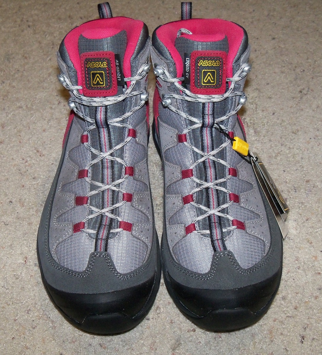 NEW IN BOX Women's Asolo Liquid GV ML GTX Hiking Boots, 9 M, Red