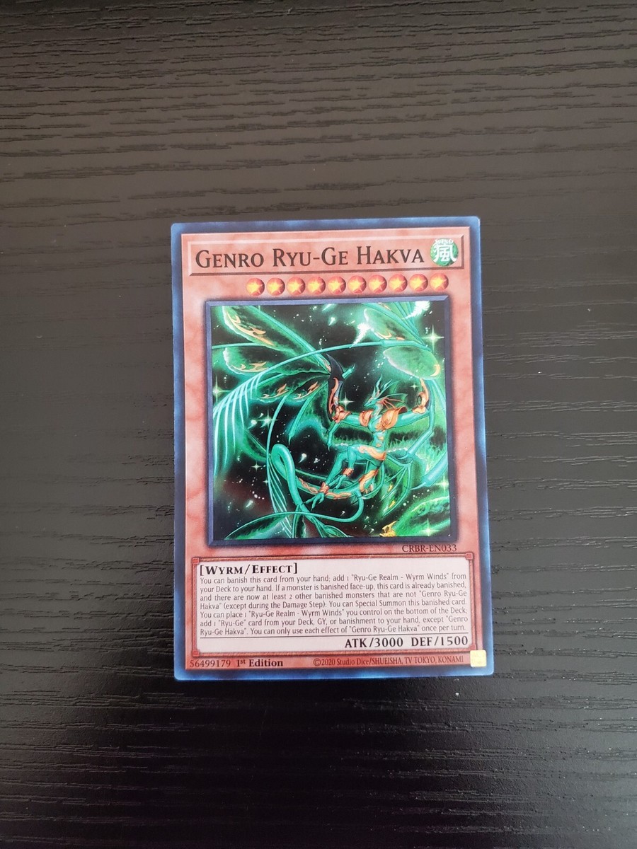Yugioh Crossover Breakers - Genro Ryu-Ge Hakva - Super Rare - CRBR-EN033