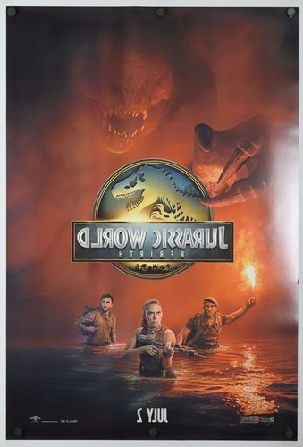 Jurassic World Rebirth original DS movie poster D/S 27x40 2025 Style C - MINT - Picture 2 of 2