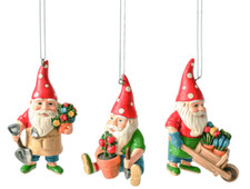 Ganz H1 Midwest-CBK Garden Gnome Ornaments 3pc Set MX179764