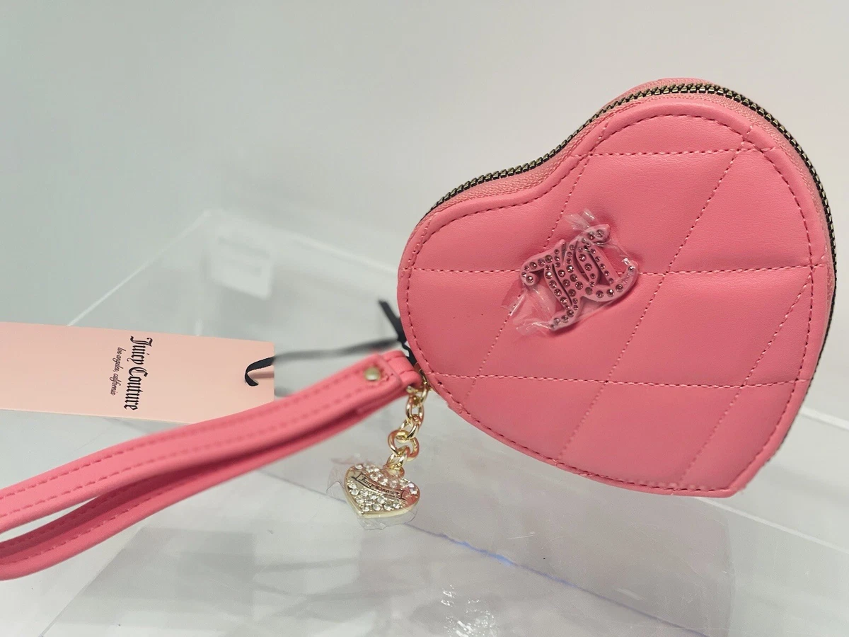 juicy couture pink heart wallet