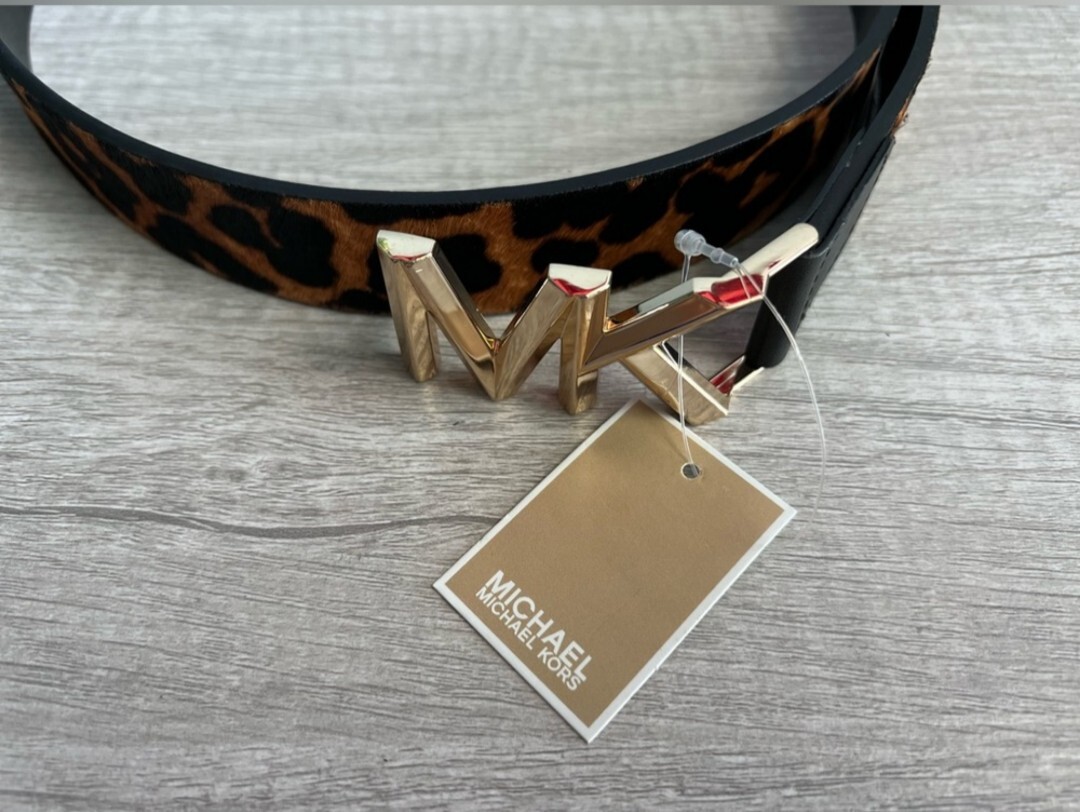 Michael Kors Leopard Print Leather Belt – Size Small Michael Kors Leopard Print Belt | eBay main image 4