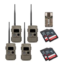 Cuddeback Cuddelink Wireless Lowglow Camera Bundle Accessories 4 Pack Hunting