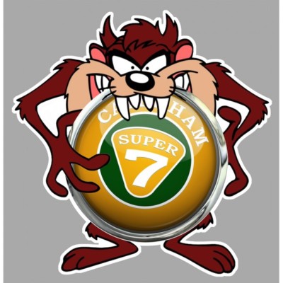 CATERHAM Super 7 CAZ Laminated Vinyl Sticker
