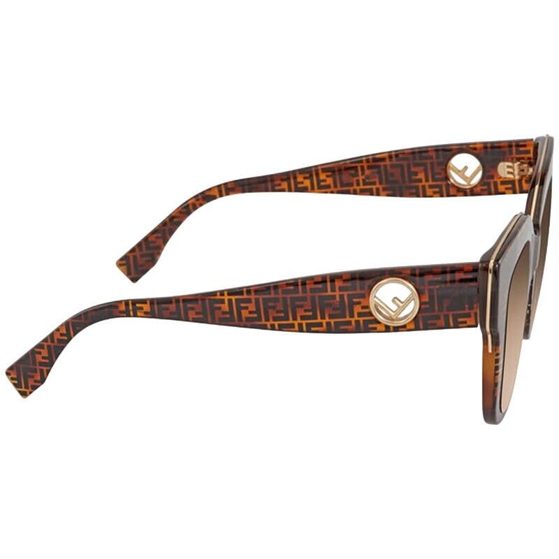 Fendi Brown & Black Havana Sunglasses, “Modern Cat Eye Fendi Brown & Black Havana Sunglasses, “Modern Cat Eye