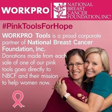 WORKPRO USA 20V Pink Cordless Drill Driver Kit 141PC Hand Tool Kit Home Tool Set - Image 3