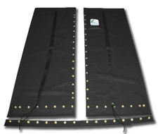 Hobie 18 3pc Trampoline for boats without wings -  Black Vinyl + Lacing Lines