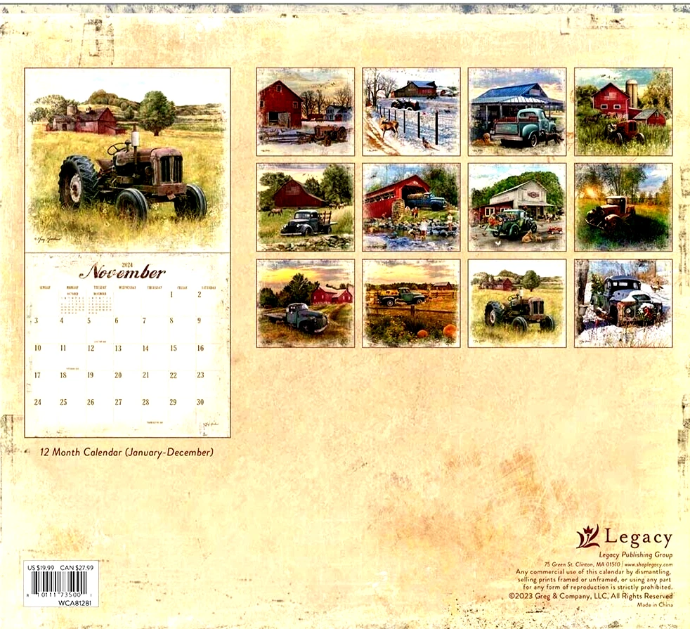 2025 2025 Heartland Calendar Clary Devinne