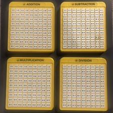 Set of 4 Lakeshore Learning Machine Division Multiplication Addition Subtraction