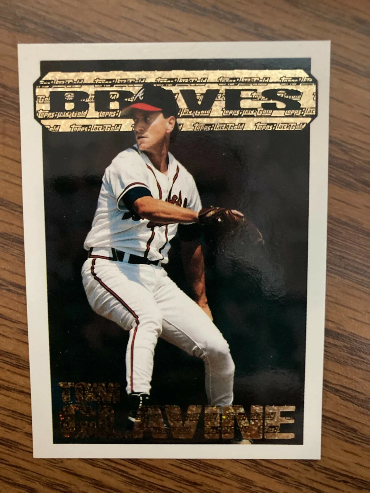 Tom Glavine trading card