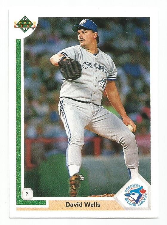 DAVID WELLS 1991 UPPER DECK CARD NM-MT CONDITION | eBay
