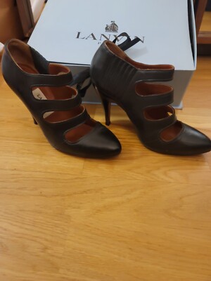 Vintage Lanvin Lambskin Leather booties sz. 37