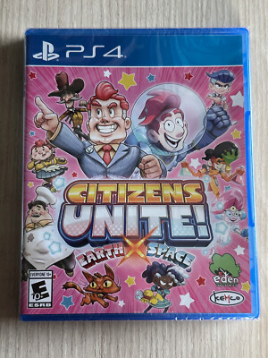 Citizens Unite! Earth x Space NEU SEALED PS4 PlayStation 4 Limited Run Games