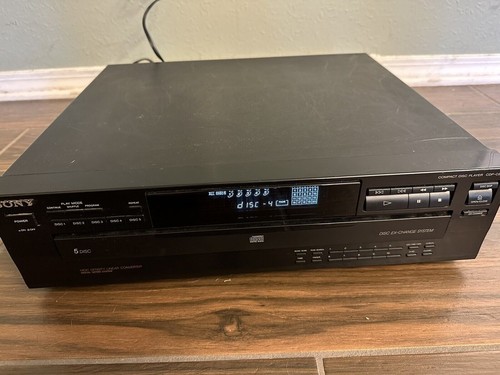 Sony CDPC235 5 disc CD Changer Player No Remote Vintage Retro