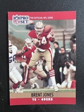 1990 Pro Set Brent Jones San Francisco 49ers #639
