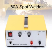 80A Pulse Sparkle Spot Welder Platinum Gold Silver Jewelry Welding Machine 110V