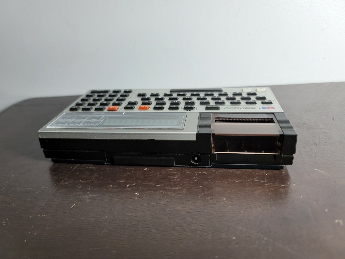 Casio FX-820P Personal Electronic Computer with Case | eBay