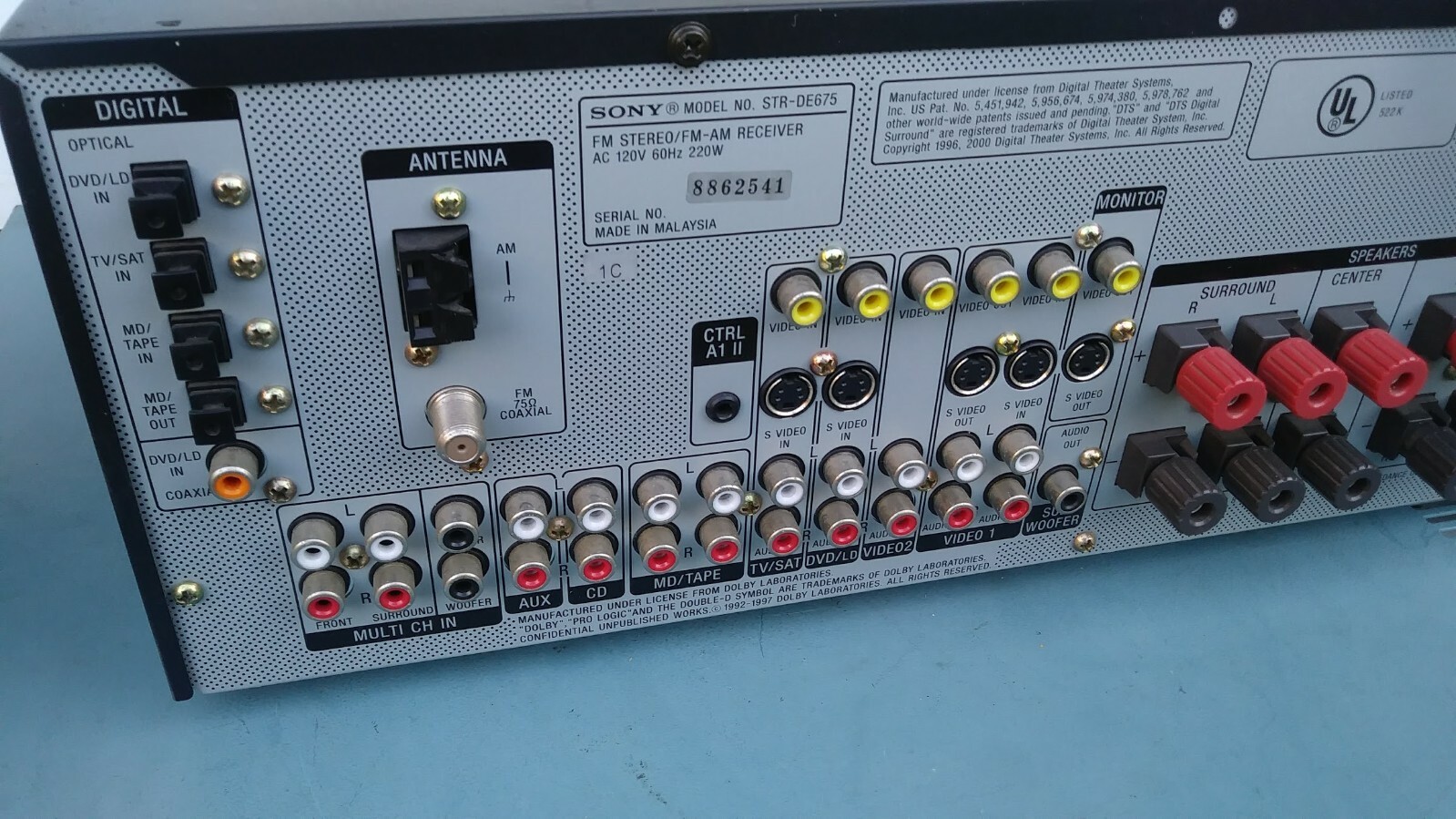 SONY STRDE675 Stereo Receiver parts Parting Out , g143 eBay