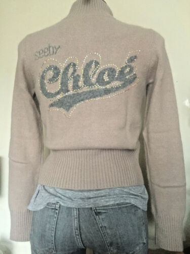 See By Chloe Zipped Cardigan Sweater Jacekt Top - Picture 1 of 6