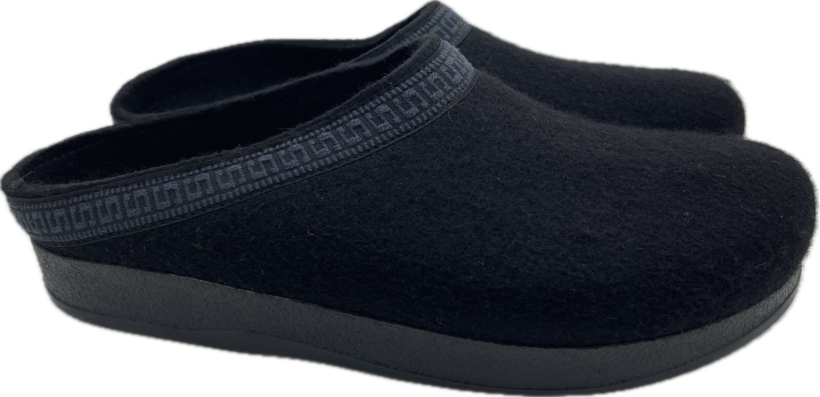 SAOLA Stegmann Women's Wool Clogs Poly Sole Black Size 6.5