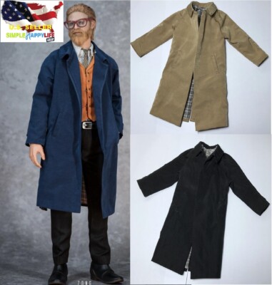 1/6 Male classic overcoat for Agent 12'' figure Hot toys Phicen worldbox  USA 