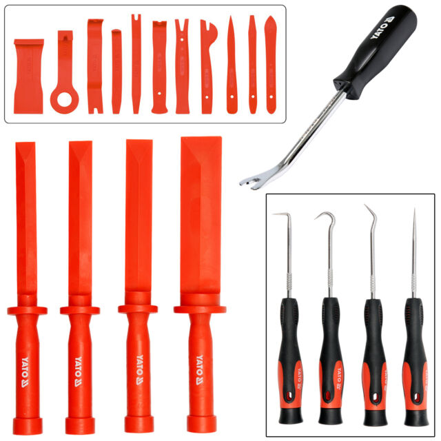 BGS Hebel Türverkleidung Lösewerkzeug Montierhebel Verkleidung Clip Clips Lösen