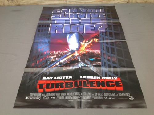 1997 Turbulence Original Movie House Full Sheet Poster