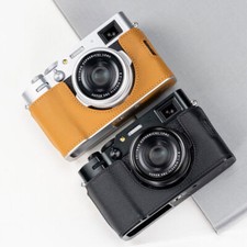 Genuine Leather Camera Insert Half Case Bag Cover Suitable For Fujifilm X100Vi