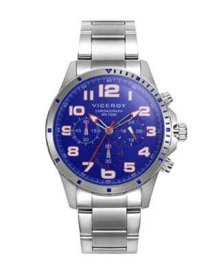 Reloj Viceroy Hombre Acero Esfera Azul Heat 401373-34