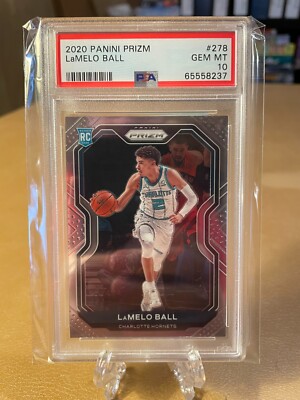 2020 Panini Prizm Basketball Lamelo Ball #278 PSA 10 Hornets RC