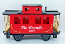 Scientific Toys Train Caboose Rio Grande 4067 Red
