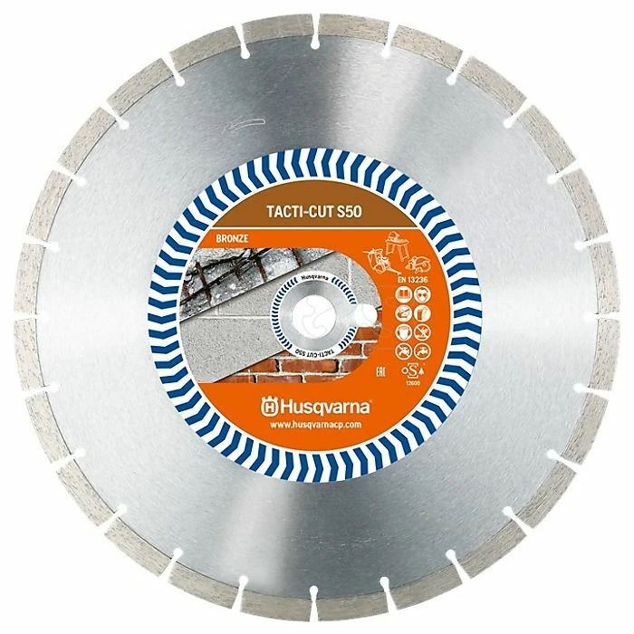 HUSQVARNA TACTI-CUT S50 Diamond Wheel 12" 300mmx20mm - 2 or 4 Pack option