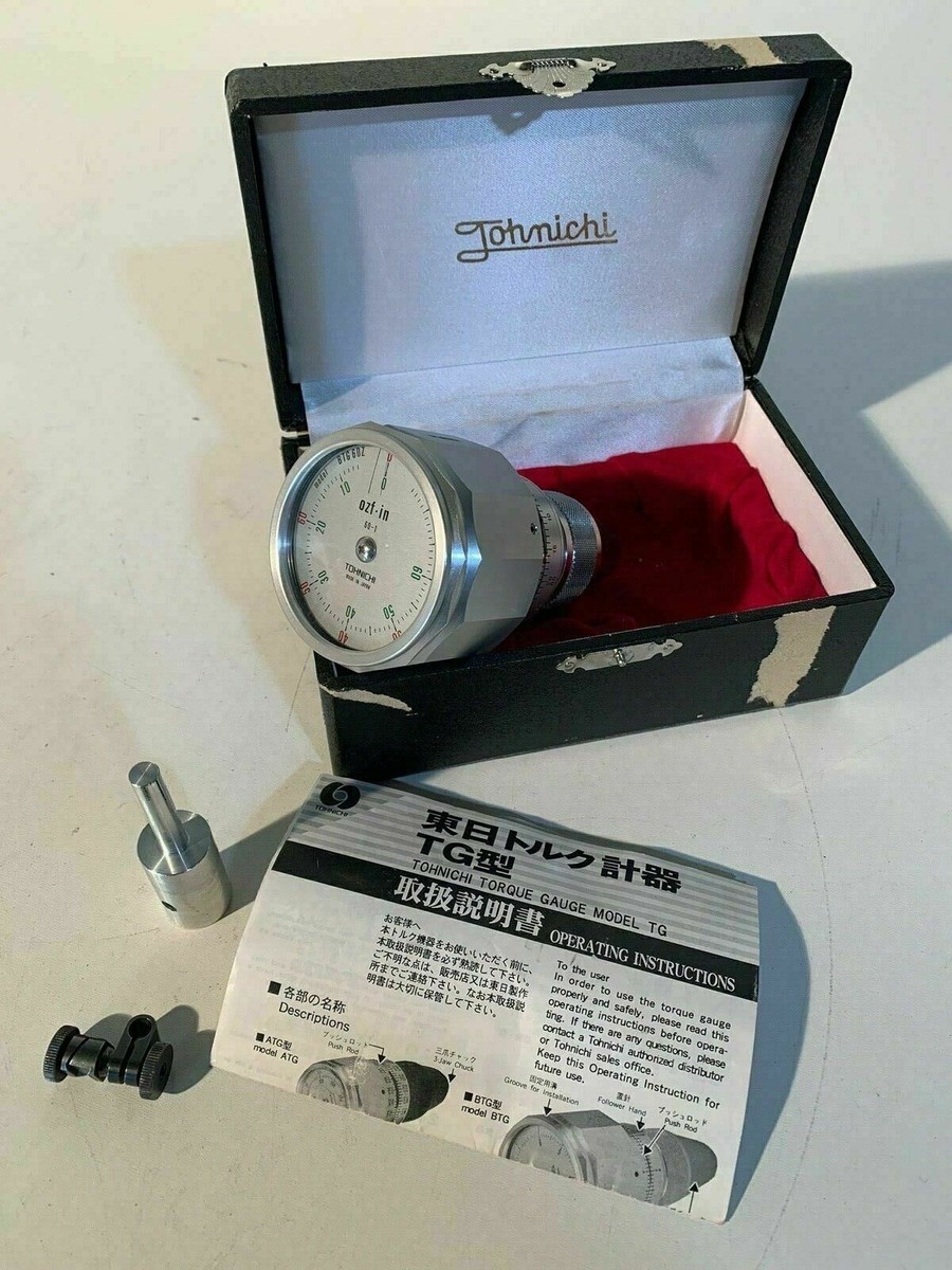 Tohnichi BTG60Z-S Toque Teste, 0.375 - 3.75 Lbf In