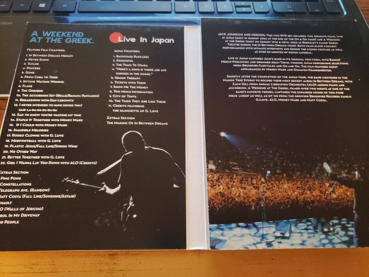 J ジョンソンA WEEKEND AT THEGREEK＋LiveInJapan Jack Johnson And Friends – A Weekend At The Greek. / Jack