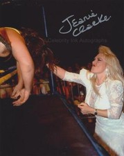 JEANIE CLARKE aka Lady Blossom - WCW Manager GENUINE SIGNED AUTOGRAPH
