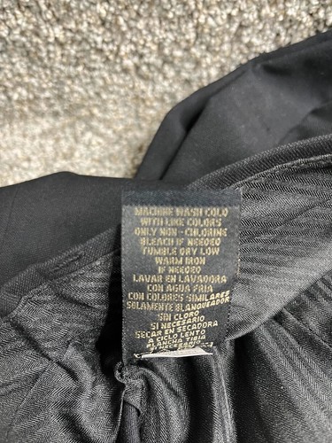 Axist dress pants Men's 34x34 black no iron wrinkle resistant straight NWT New - Picture 15 of 16